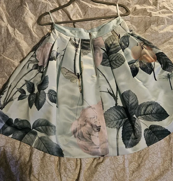 Ted Baker London Floral Skirt with Dragonflies - 2 - Picture 2 of 4